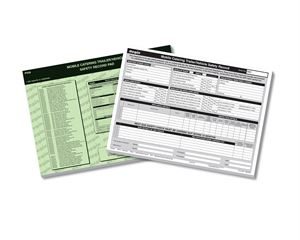Gas Safe Certificate Commercial Catering Record Pad 