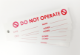 'DO NOT OPERATE' LOCK OFF TAG (x8)