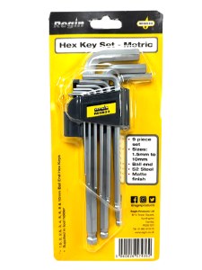 Metric Hex Key Set - (1.5mm - 10mm)